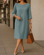 Odette | Tummy-Contouring Midi Dress
