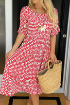 Diane | Short Sleeve Midi Dress