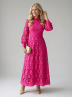 Rose | Lace Midi Dress