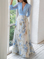 Norma - Beautiful Maxi Dress with Floral Print