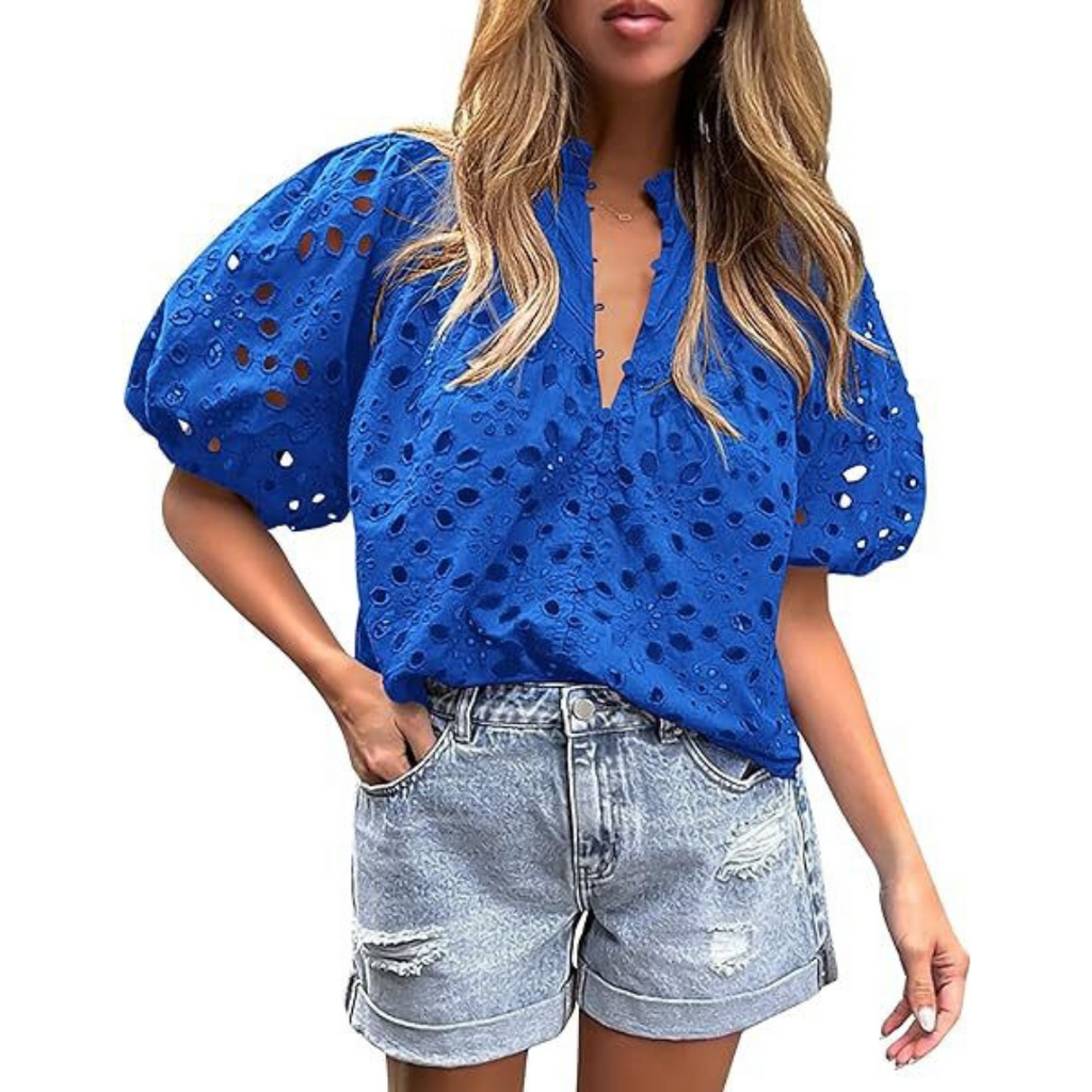 MAYUMI™ – Elegant Chic Puff Sleeve Long Sleeve Top