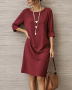 Odette | Tummy-Contouring Midi Dress