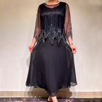 Vivienne | Elegant Beaded Evening Dress