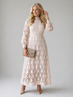 Rose | Lace Midi Dress
