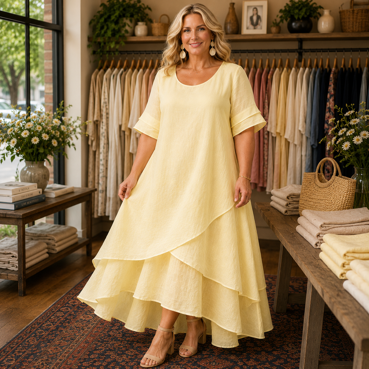 Liora™ | Flowing Grace Maxi Dress