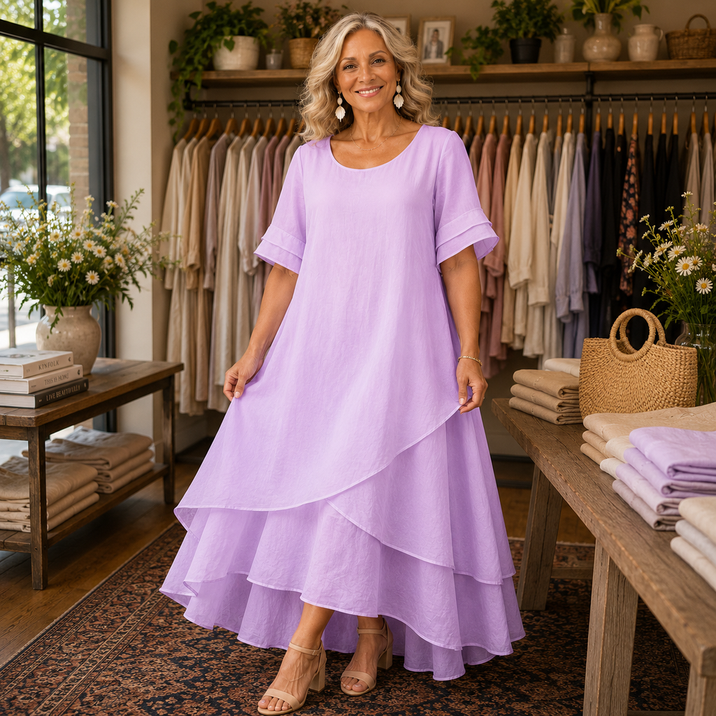 Liora™ | Flowing Grace Maxi Dress