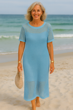 Celestia |  Two-Piece Boat Neck Dress