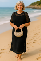 Celestia |  Two-Piece Boat Neck Dress