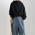 Joan | Draped High-Neck Top