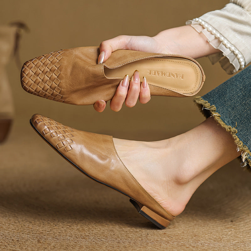 Velmirae | Women’s Woven Orthopedic Slip-On Slides