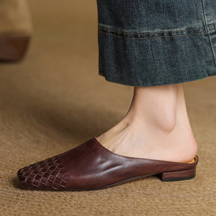 Velmirae | Women’s Woven Orthopedic Slip-On Slides