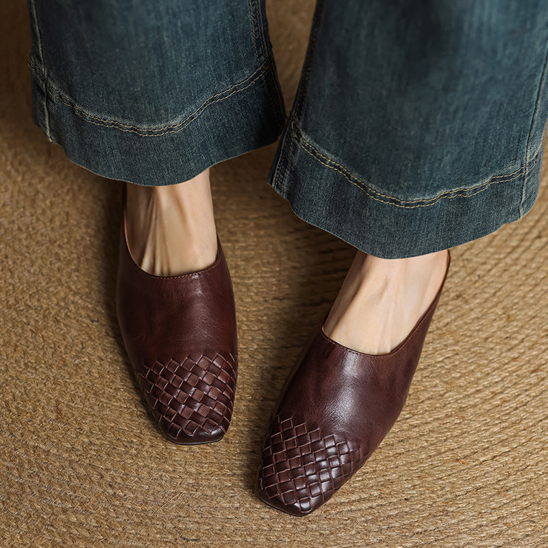 Velmirae | Women’s Woven Orthopedic Slip-On Slides
