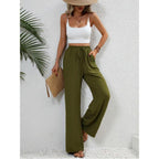 FISHA™ – Classic High Waist Wide Leg Trousers