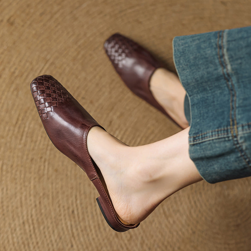 Velmirae | Women’s Woven Orthopedic Slip-On Slides