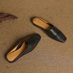 Velmirae | Women’s Woven Orthopedic Slip-On Slides