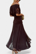 Gloria | Long Floral V-Neck Dress