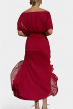 Gloria | Long Floral V-Neck Dress