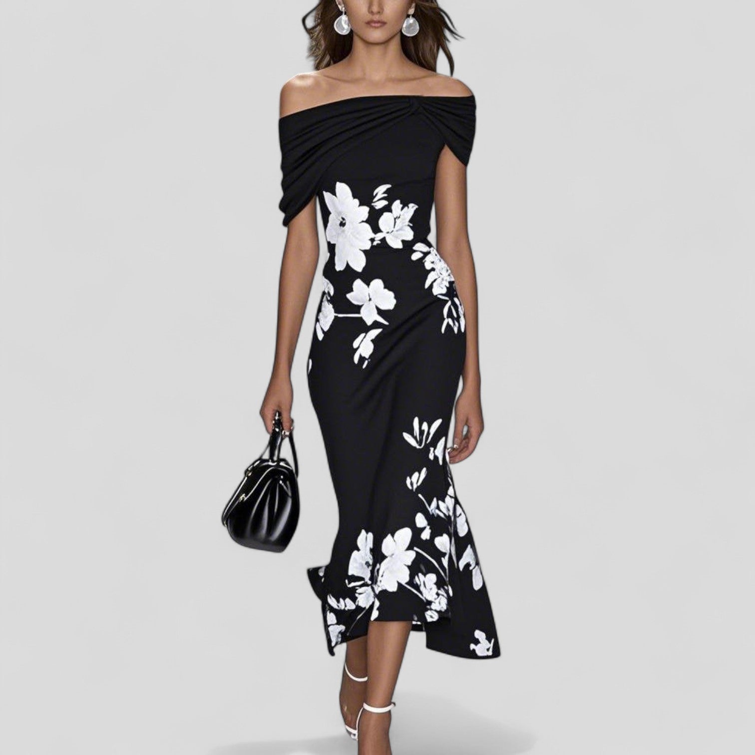 Catherine | Elegant Midi Dress