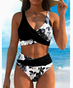 Jolina™ | Floral Contrast Split Bikini