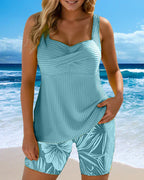 Bernice™ | Stylish Ribbed Tankini Shorts