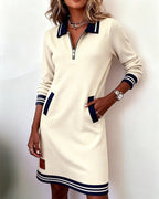 Diane | Elegant Long Sleeve Dress