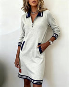 Diane | Elegant Long Sleeve Dress