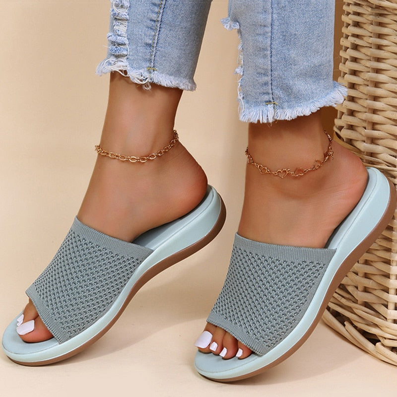Patricia | Breathable Orthopaedic Summer Sliders